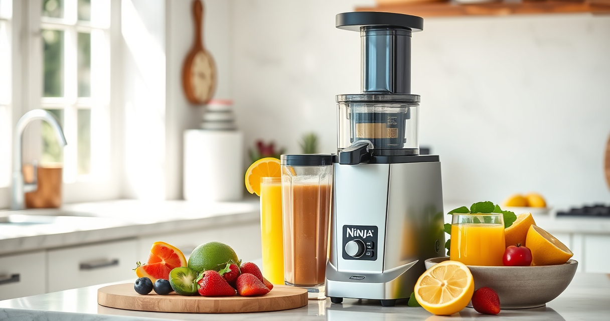 Refreshing Summer Citrus Juices with the Ninja NeverClog Cold Press Juicer
