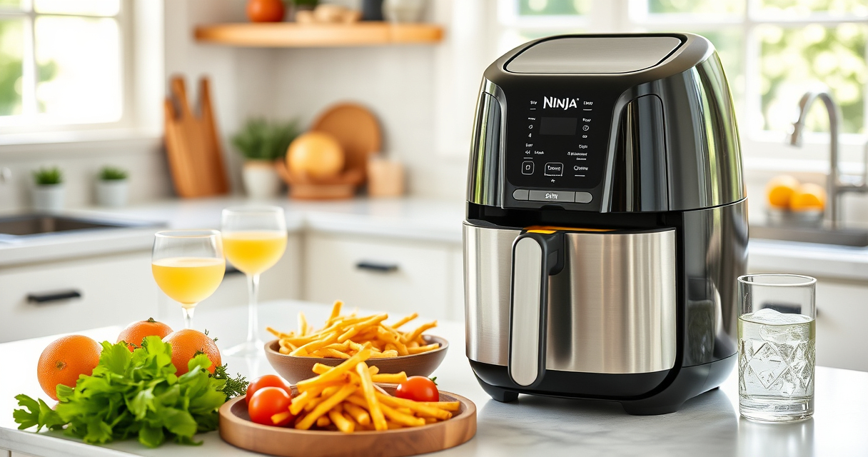 Cool Summer Sweet Potato Fries with Ninja Air Fryer