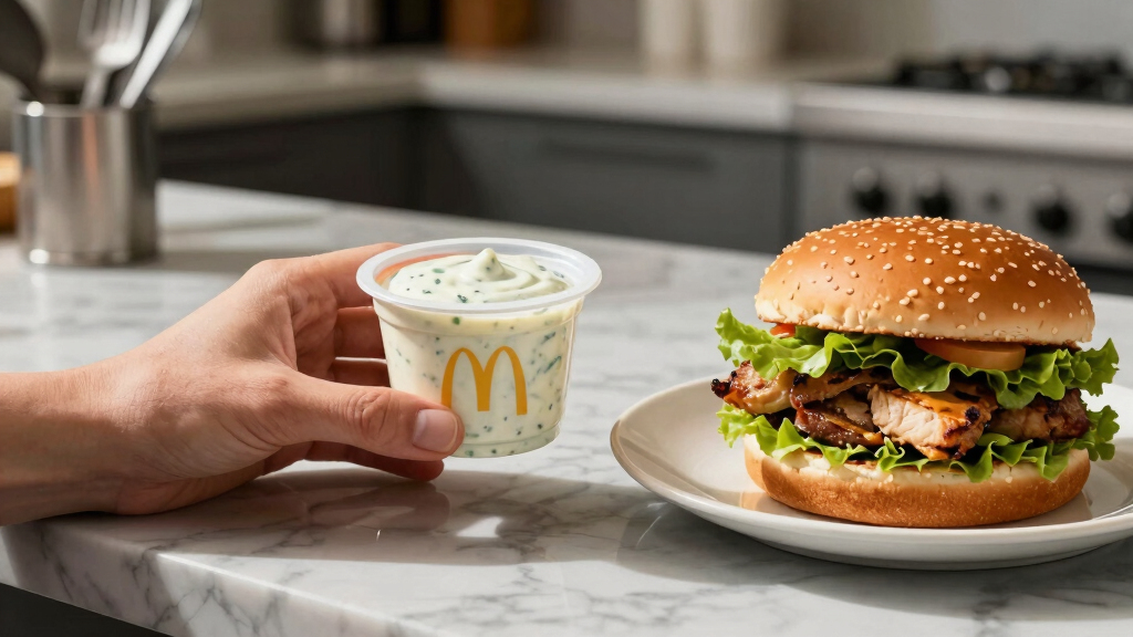 Mcdonalds New Caesar Sauce