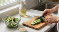 Cucumber Salad With Sesame And Rice Vinegar