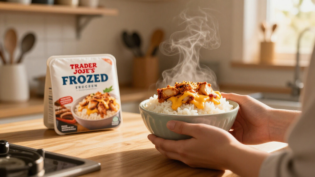 Fluffy Rice, Flavorful Chicken, Melted Cheese: This Is Trader Joe’s Best $4 Freezer Find