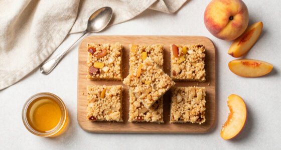 Peach Crumb Bars