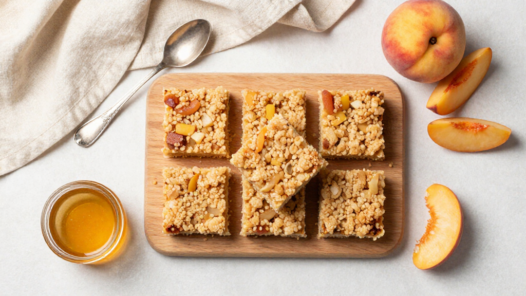 Peach Crumb Bars