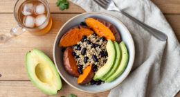 Roasted Sweet Potato, Black Bean, And Quinoa Salad