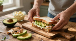 Tortino Di Pollo E Maionese Con Avocado
