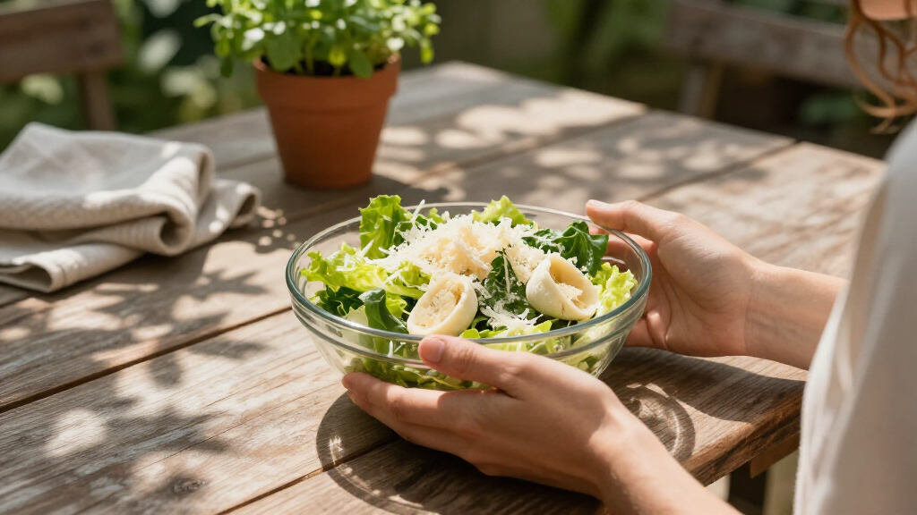 Caesar Salad Cotta