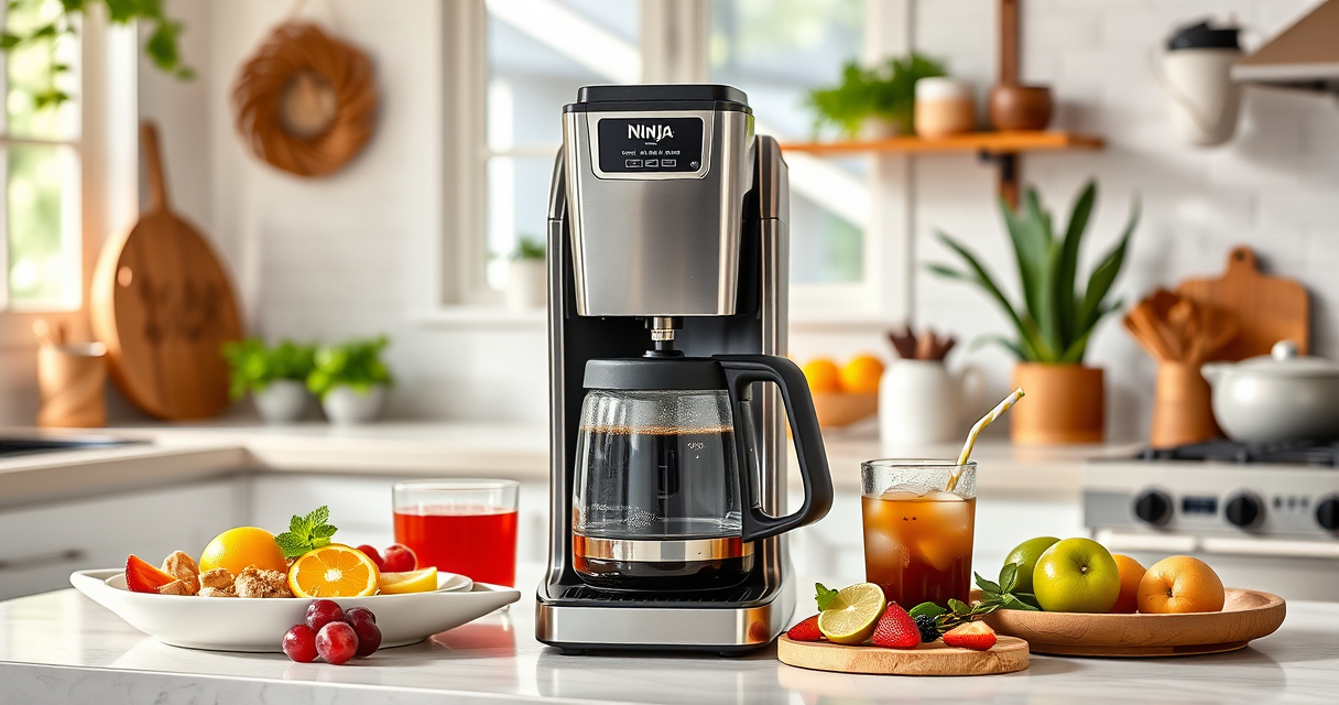 Cool Off with Ninja Hot & Iced XL Coffee Maker Summer Recipe Ideas