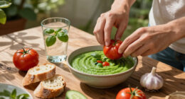 Gazpacho Mediterraneo Al Basilico E Pane Raffermo