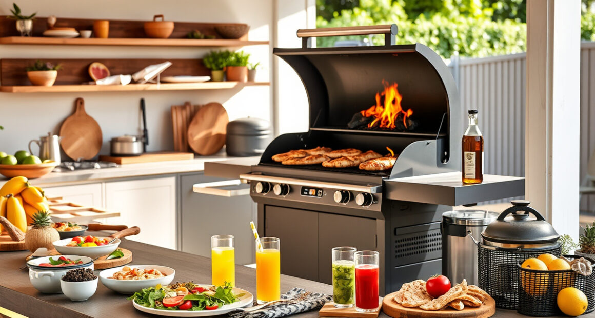 Host Effortless Summer Pool Parties with Ninja Outdoor Woodfire Pro XL Grill & Smoker