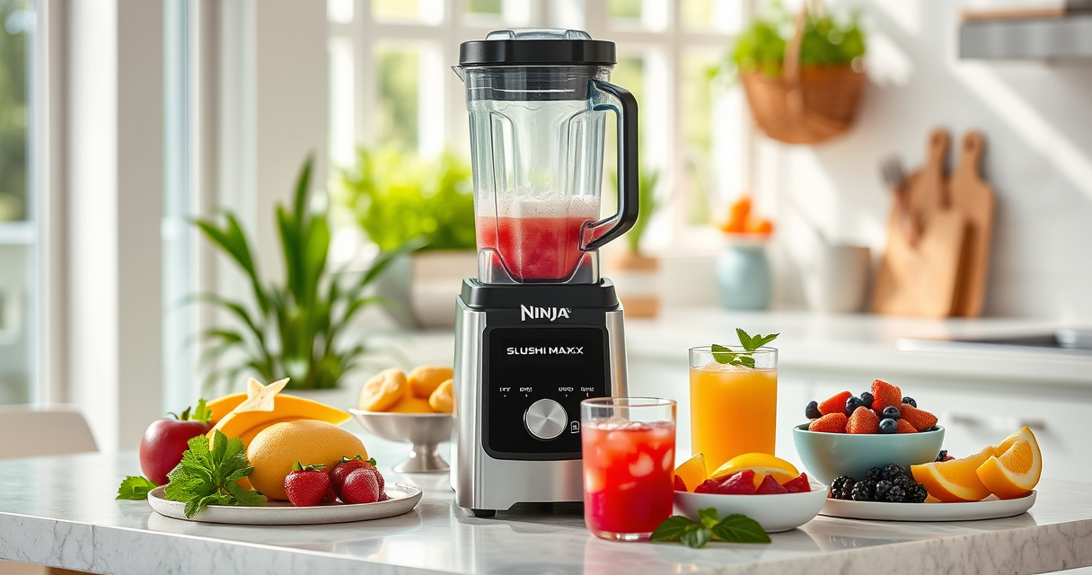 Make Poolside Parties a Breeze with the Ninja SLUSHi Max XXL Frozen Drink Maker