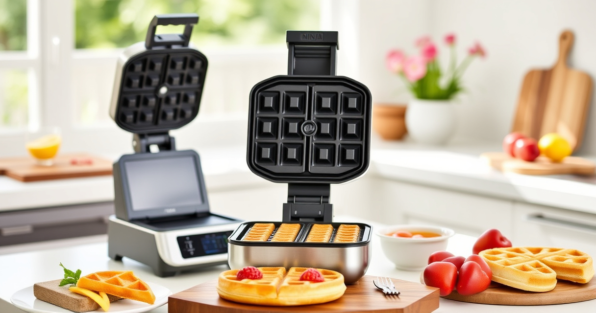 Master Summer Waffle Perfection with the Ninja Belgian Waffle Maker Pro
