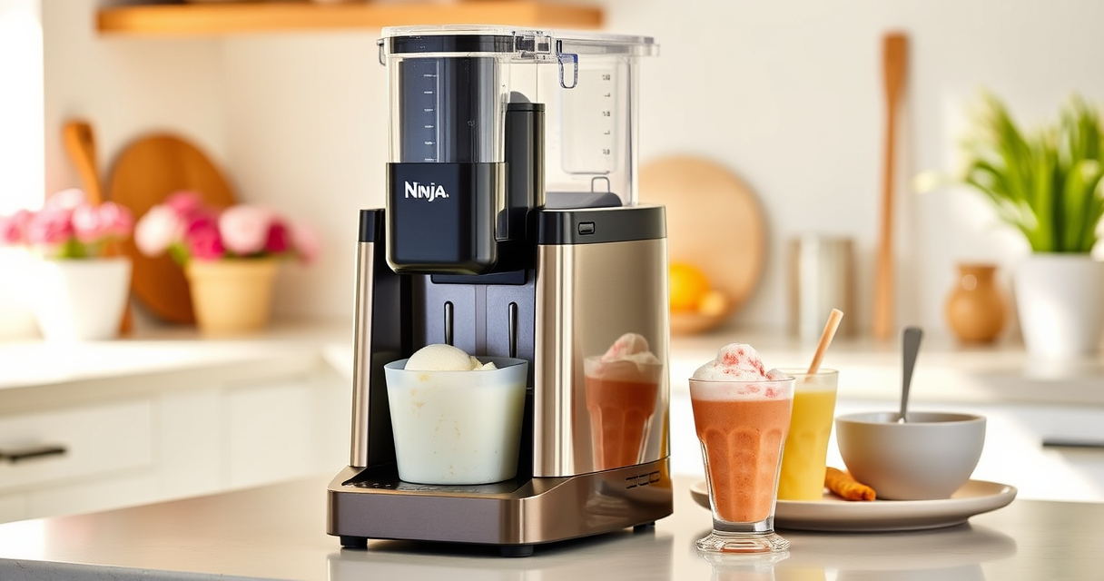 Ninja CREAMi Deluxe Ice Cream Maker: Summer's Ultimate Frozen Dessert Machine