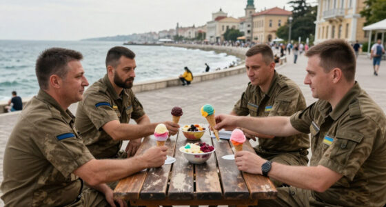 Sporting Diplomacy In Odesa: Ukrainian Servicemen Take On Italian Pacifists