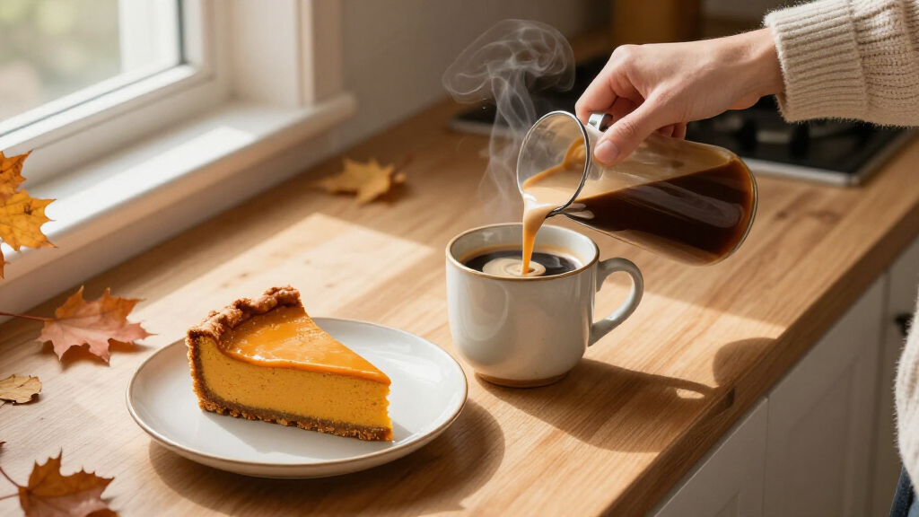 The Delicious New Coffee Creamer Tastes Just Like My All-Time Favorite Fall Dessert