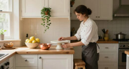 11 Clever Ideas For What To Do With The Awkward Space Above Kitchen Cabinets