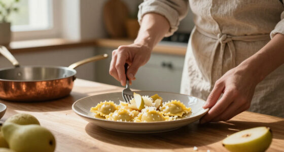 Cappellacci Ripieni Di Pere E Provolone