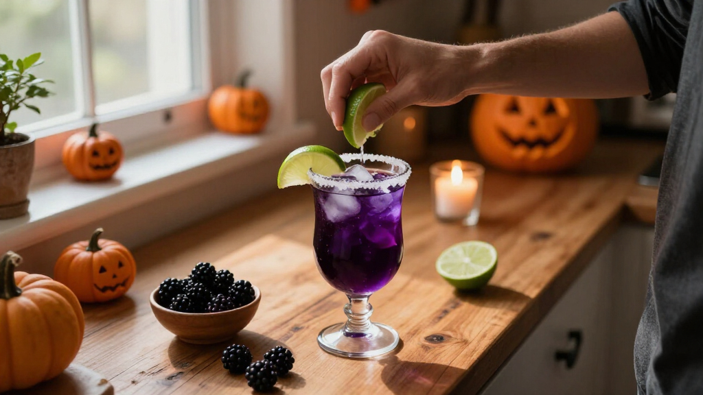 These Midnight Margaritas Are The Ultimate Halloween Cocktail