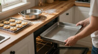 Why You Should Never Store Sheet Pans In Your Oven
