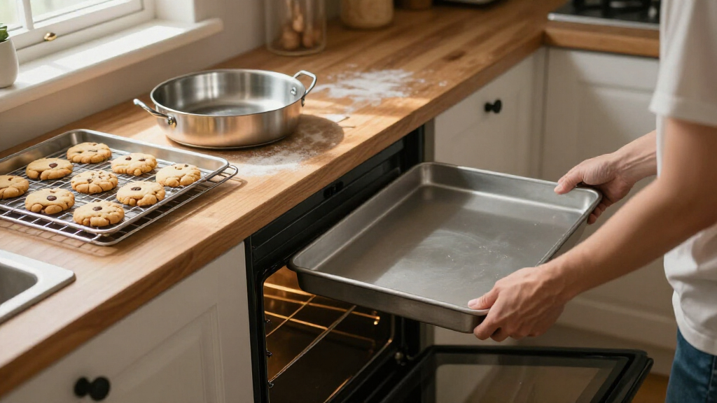 Why You Should Never Store Sheet Pans In Your Oven